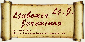 Ljubomir Jereminov vizit kartica